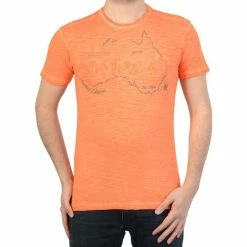 Geographical Norway 79849 T-shirts & Polos Couleur Orange